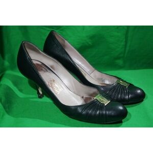 Salvatore Ferragamo Womens Black Heels US 9.5